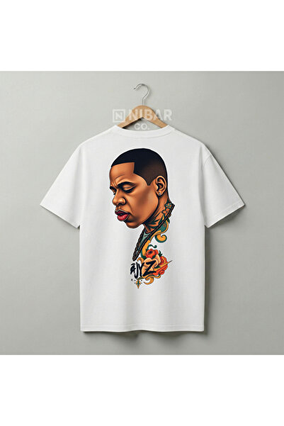 Grafftee Clothing تي شيرت جاي زي فينتاج راب من القطن الفاخر للجنسين