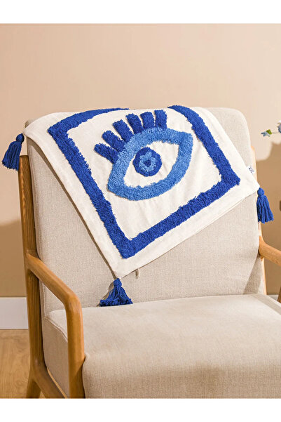 LC Waikiki Κάλυμμα μαξιλαριού με κέντημα μπλε ματιών 45x45 εκ.