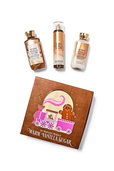 Bath & Body Works مجموعة هدايا عيد الميلاد بنكهة الفانيليا الدافئة والسكر