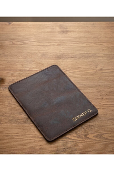 GALANDE Hakiki Deri Kişiselleştirilebilir Mouse Pad / İstediğiniz renkte deri...