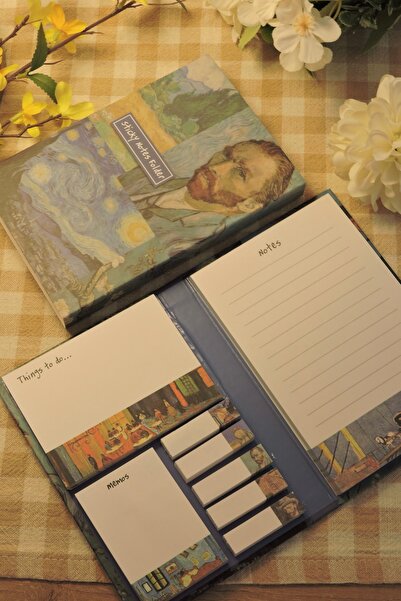 Nova Crafts Van Gogh Mixed Works Design Note Holder / Sticky Note / Notepad /...
