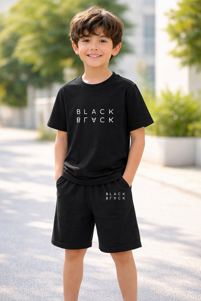 LORVEX Σετ μπλουζάκι και σορτς για αγόρια 100% βαμβακερό καλοκαιρινό άνετο σε...