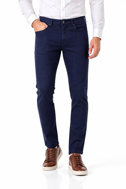 DYNAMO Ανδρικό παντελόνι από καμβά με 5 τσέπες Comfort Fit BGL-ST05359