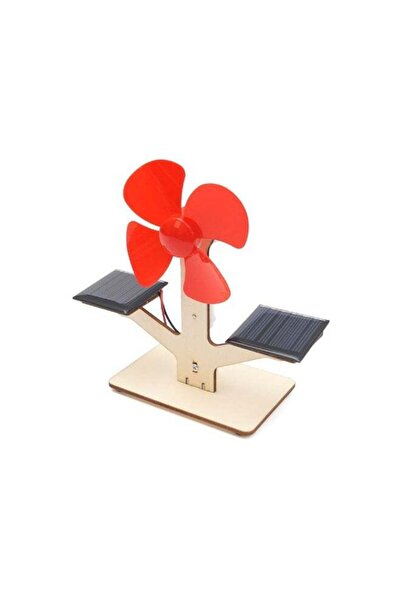 Generic Solar Fan Wooden Science Experiment Learning & Educational Kit