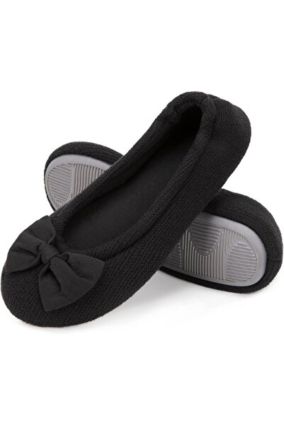 EverFoams Womens Terry Cloth Ballerina Slippers