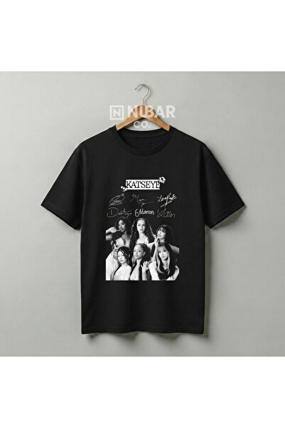 Grafftee Clothing Katseye Printed Unisex Cotton Premium Design T-Shirt