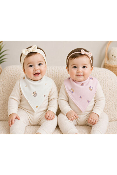 greenmoss Greenmoon Organic 100% Cotton 2-Piece Baby Collar/Bib