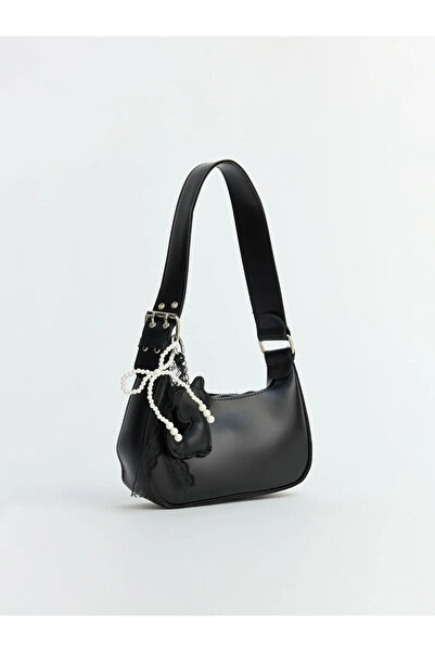 LC Waikiki Γυναικεία τσάντα ώμου Black Leather Look