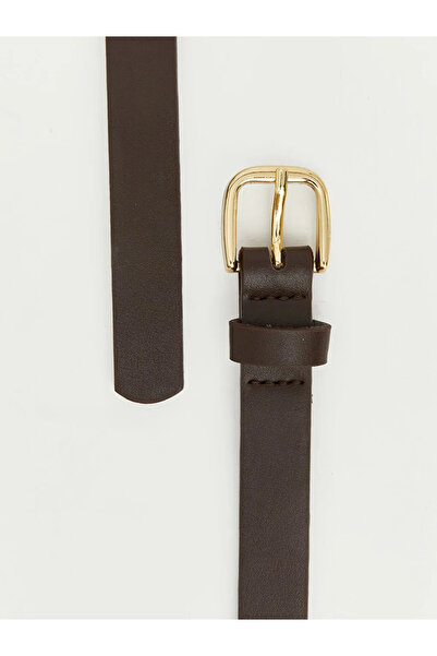 LC Waikiki Εκρού Γυναικεία Δερμάτινη Ζώνη 2 τεμαχίων