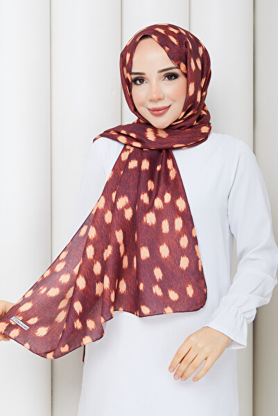 TOBAİ Ceylan Patterned Cotton Soft Fabric Hijab Daily Shawl