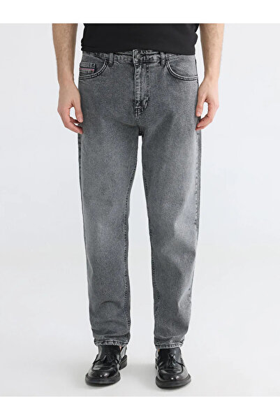 LC Waikiki Ανδρικό τζιν παντελόνι Anthracite 710 Loose Fit