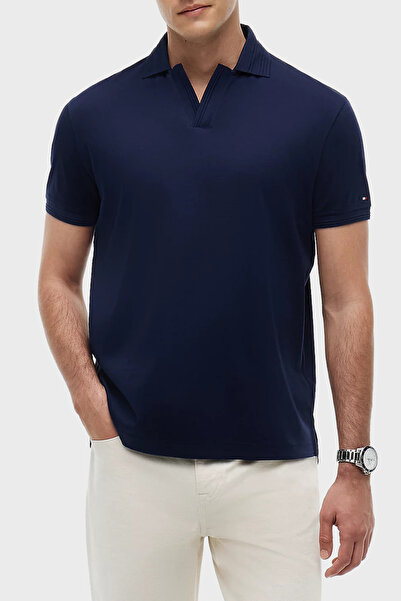 Tommy Hilfiger % 100 Pamuk Regular Fit Polo Yaka T Shirt Erkek POLO YAKA T SH...
