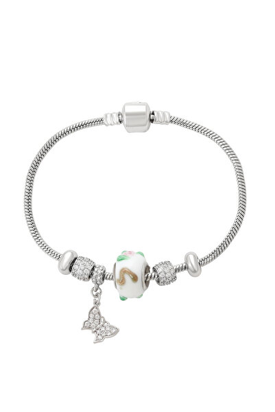 Faina Βραχιόλι αλυσίδα φίδι με μενταγιόν