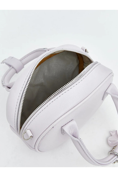 LC Waikiki Γυναικεία τσάντα ώμου με λεπτομέρεια από δέρμα σε λιλά απόχρωση κα...