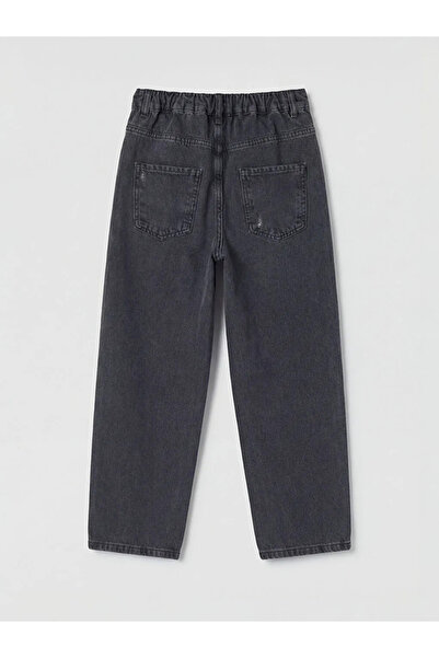 LC Waikiki Ανθρακίτικο παντελόνι τζιν για αγόρια με φαρδιά εφαρμογή