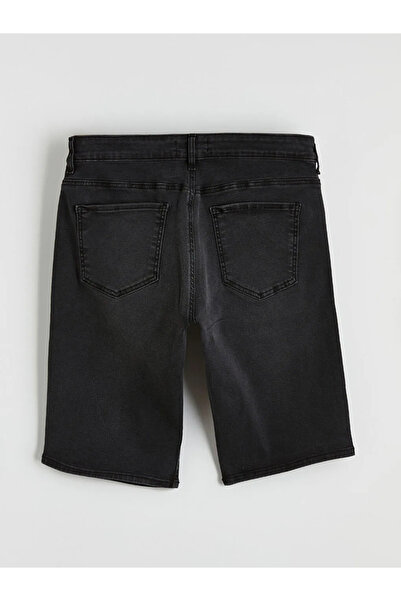 LC Waikiki Ανδρικό τζιν σορτς Anthracite Standard Fit