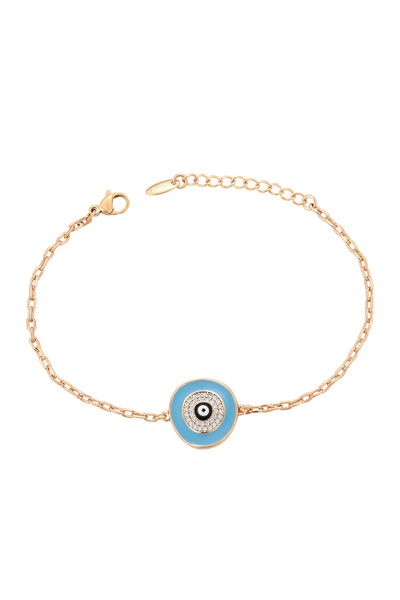 Faina Λεπτό βραχιόλι με αλυσιδωτά συνδέσμους και στρας