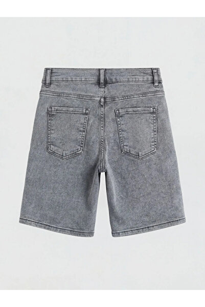 LC Waikiki Γκρι τζιν σορτς για αγόρια