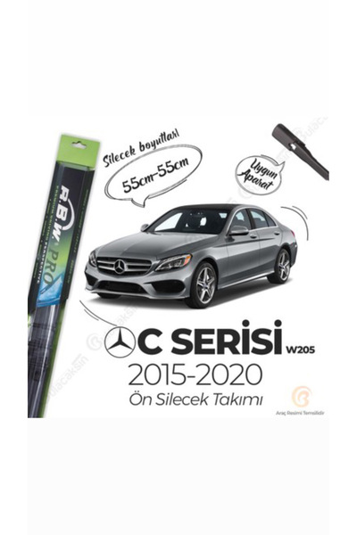 MERCEDES C SERİSİ 2015-2020 MODEL UYUMLU SİLECEK TAKIM