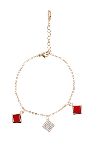 Faina Βραχιόλι με αλυσιδωτό σχέδιο και μενταγιόν