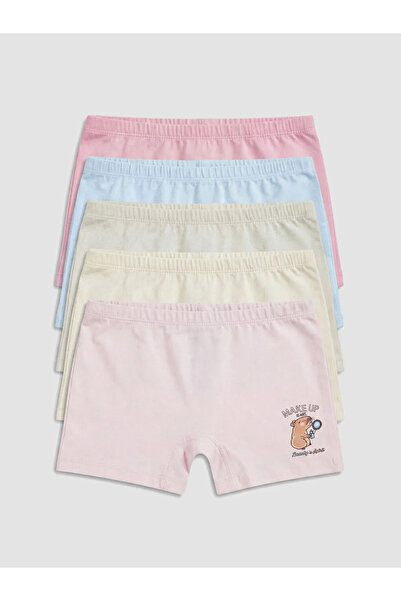 LC Waikiki Roz cu imprimeu Fete boxeri 5buc