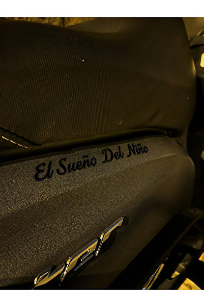 STCKRCO El Sueño Del Niño Sticker 15x2 cm – Motor Yazı Sticker, Premium Sticker