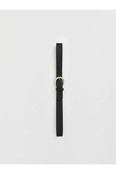 LC Waikiki Μαύρη μεταλλική γυναικεία ζώνη με αγκράφα