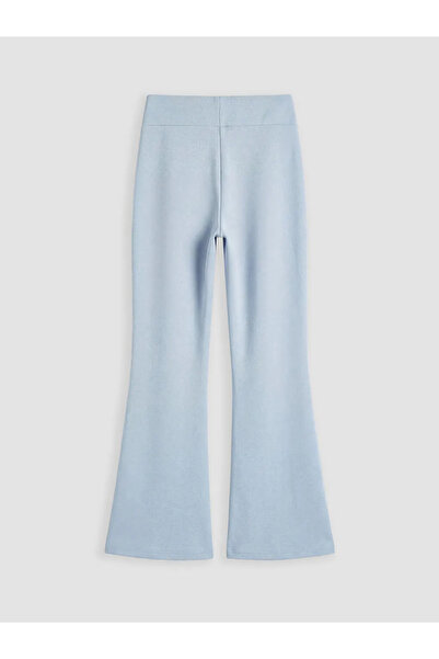 LC Waikiki Μπλε κοριτσίστικο ισπανικό κολάν με φαρδιά μπατζάκια