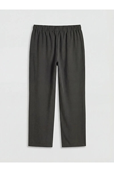 LC Waikiki Γυναικείο παντελόνι μπεζ ελαστική μέση