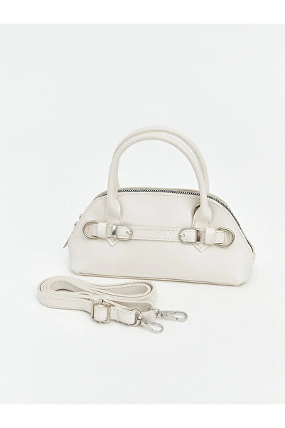 LC Waikiki Γυναικεία τσάντα ώμου Ecru Leather Look