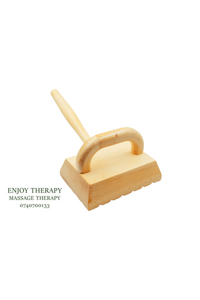 Enjoy Therapy - Instrument maderoterapie Tip Jumper din Lemn pentru Masaj Pro...
