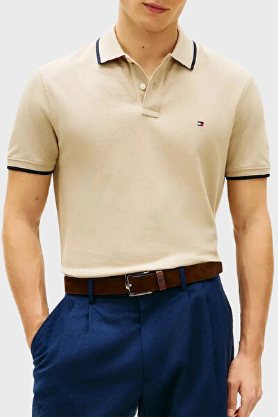 Tommy Hilfiger % 100 Pamuk Regular Fit Düğmeli Polo Yaka T Shirt Erkek POLO Y...