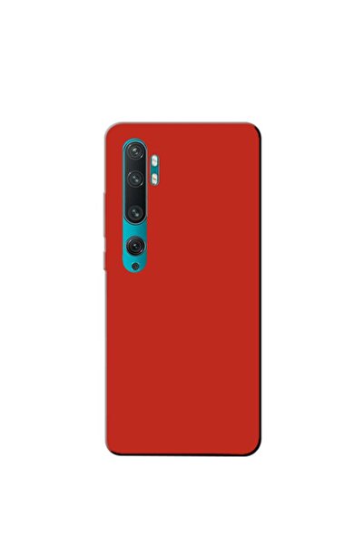 bewn Mi Note 10 Pro Uyumlu Kırmızı Lansman İçi Kadife Telefon Kılıfı