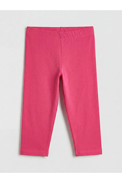 LC Waikiki Φούξια κοριτσίστικο καλσόν με ελαστική μέση