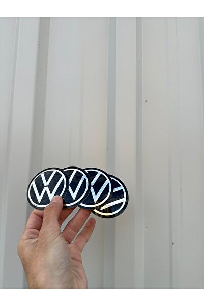 OEM YENİ KASA VOLKSWAGEN VW Logolu Alüminyum Dış Kaplama Jant Göbeği Arması Y...