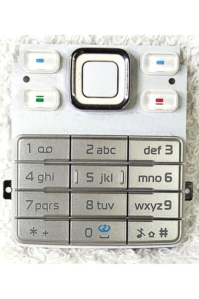 Nokia 6300 Orijinal Tuş Takımı Beyaz