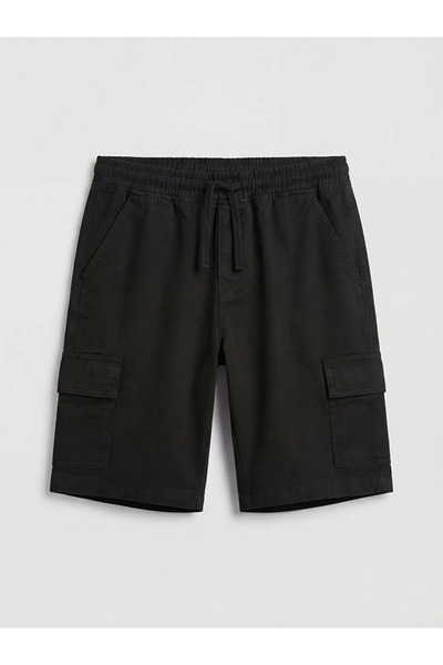 LC Waikiki Μαύρο αγορίστικο σορτς cargo