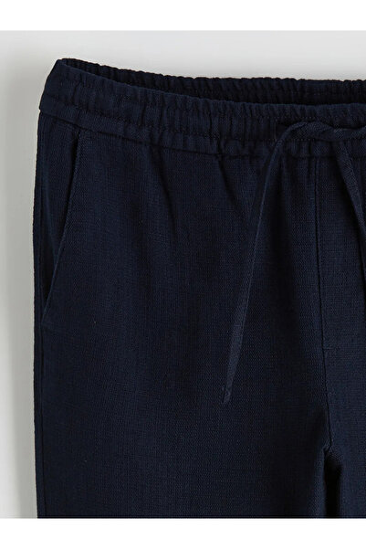 LC Waikiki Ανδρικό παντελόνι Navy Blue Standard Fit Gabardine