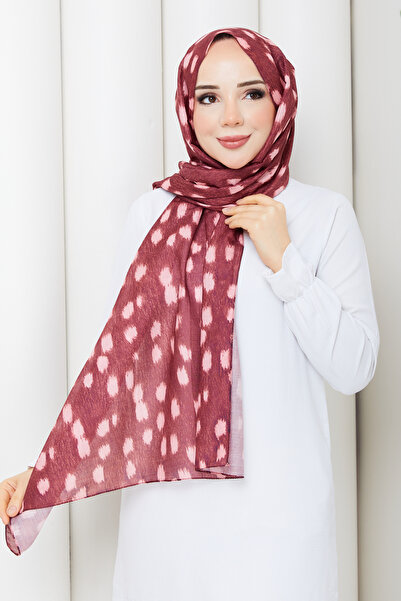 TOBAİ Ceylan Patterned Cotton Soft Fabric Hijab Daily Shawl