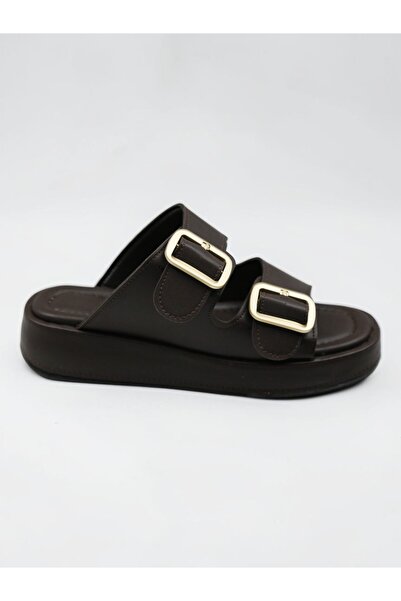 YUUN Flow Double Buckle High-Sole Slippers