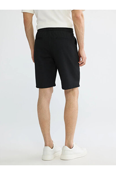 LC Waikiki Μαύρο ανδρικό σορτς Standard Fit