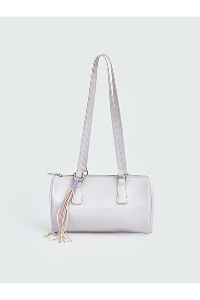 LC Waikiki Γυναικεία τσάντα ώμου σε λιλά δερμάτινη όψη