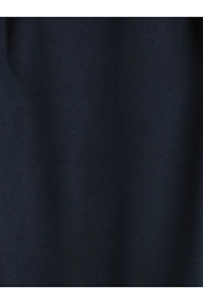 LC Waikiki Μαύρο ανδρικό φούτερ με φερμουάρ και ρίγες