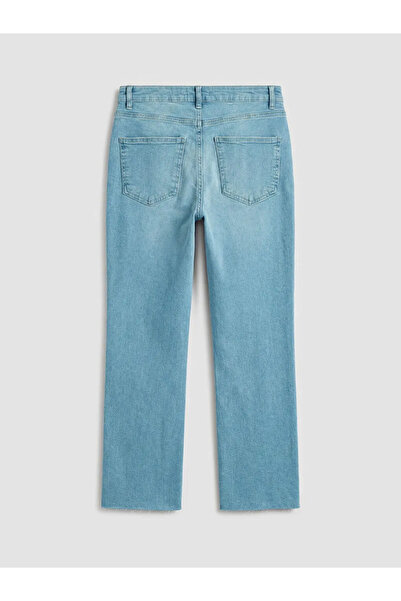 LC Waikiki Γυναικείο τζιν παντελόνι μπλε Straight Fit