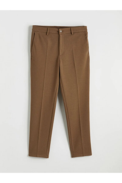 LC Waikiki Ανδρικό παντελόνι καφέ Standard Fit