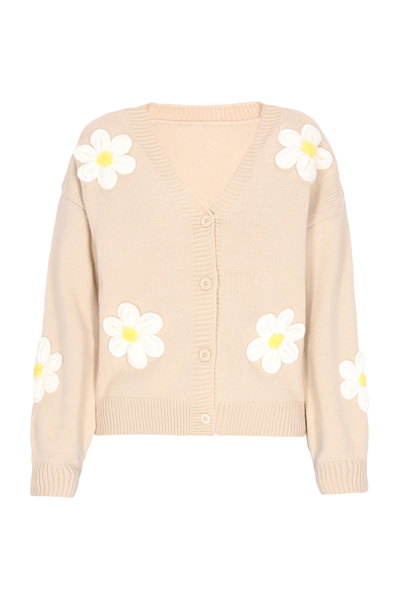 Swirly Strickjacke