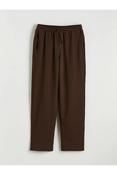LC Waikiki Pantaloni maro pentru bărbați, croială lejeră