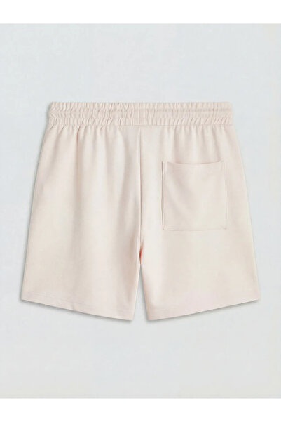 LC Waikiki Ροζ γυναικείο σορτς με ελαστική μέση και απαλή υφή