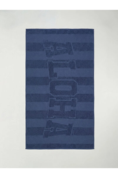 LC Waikiki Ανδρική πετσέτα θαλάσσης με στάμπα Aloha σε μπλε ναυτικό χρώμα 70x...