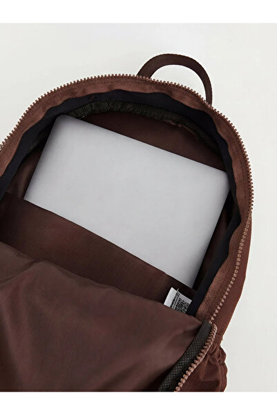 LC Waikiki Γυναικείο σακίδιο πλάτης με αξεσουάρ καφέ αρκουδάκι